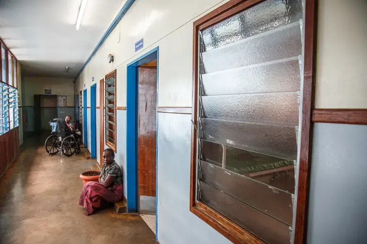 Kamuzu hospital. Image by Nathalie Bertrams. Malawi, 2017.