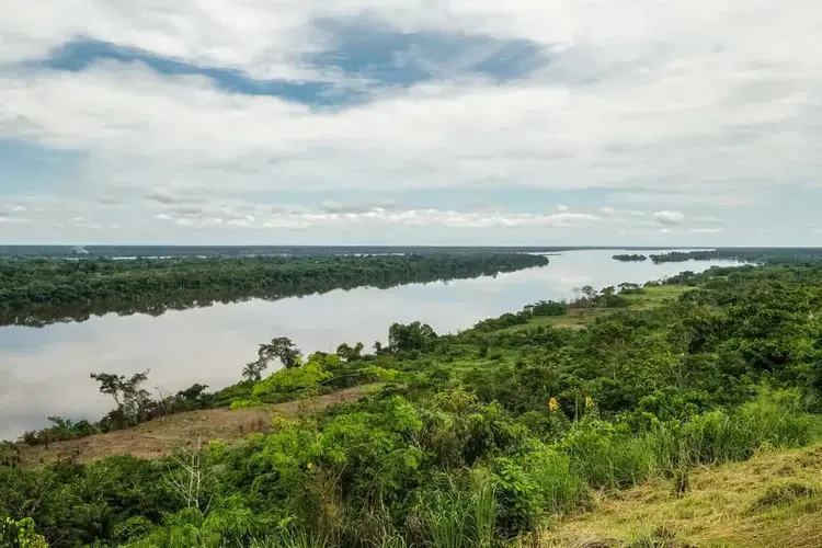 The Congo river from Yangambi, DRC. Image by Axel Fassio/Cifor. Congo, 2017.