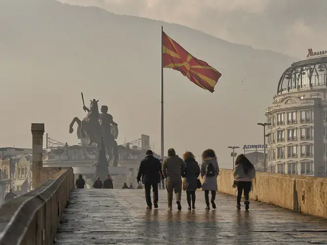 Many citizens, meanwhile, say they are growing impatient with the lack of progress and commitment by leaders. Image by Larry C. Price. Macedonia, 2018.