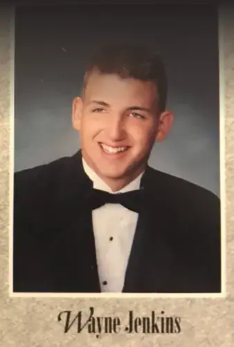 Wayne Jenkins grew up in Middle River and is a graduate of Eastern Technical High School. This is his senior portrait from 1998.Essex, Maryland. 1998