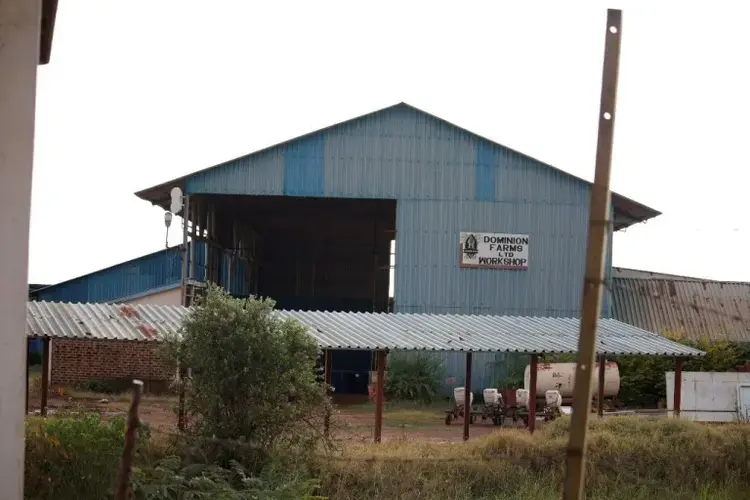 There is nothing going on at the Dominion Farms Limited Workshop. Image by Geoffrey Kamadi. Kenya, 2019.