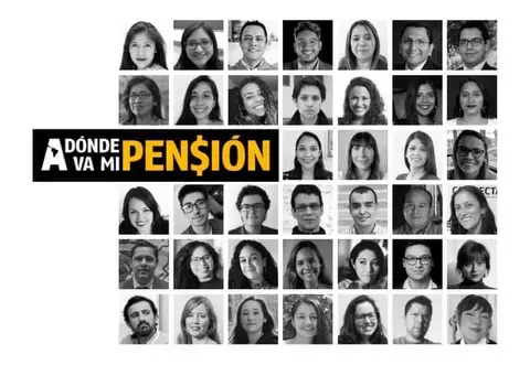 All the members of the team for Where Is My Pension.