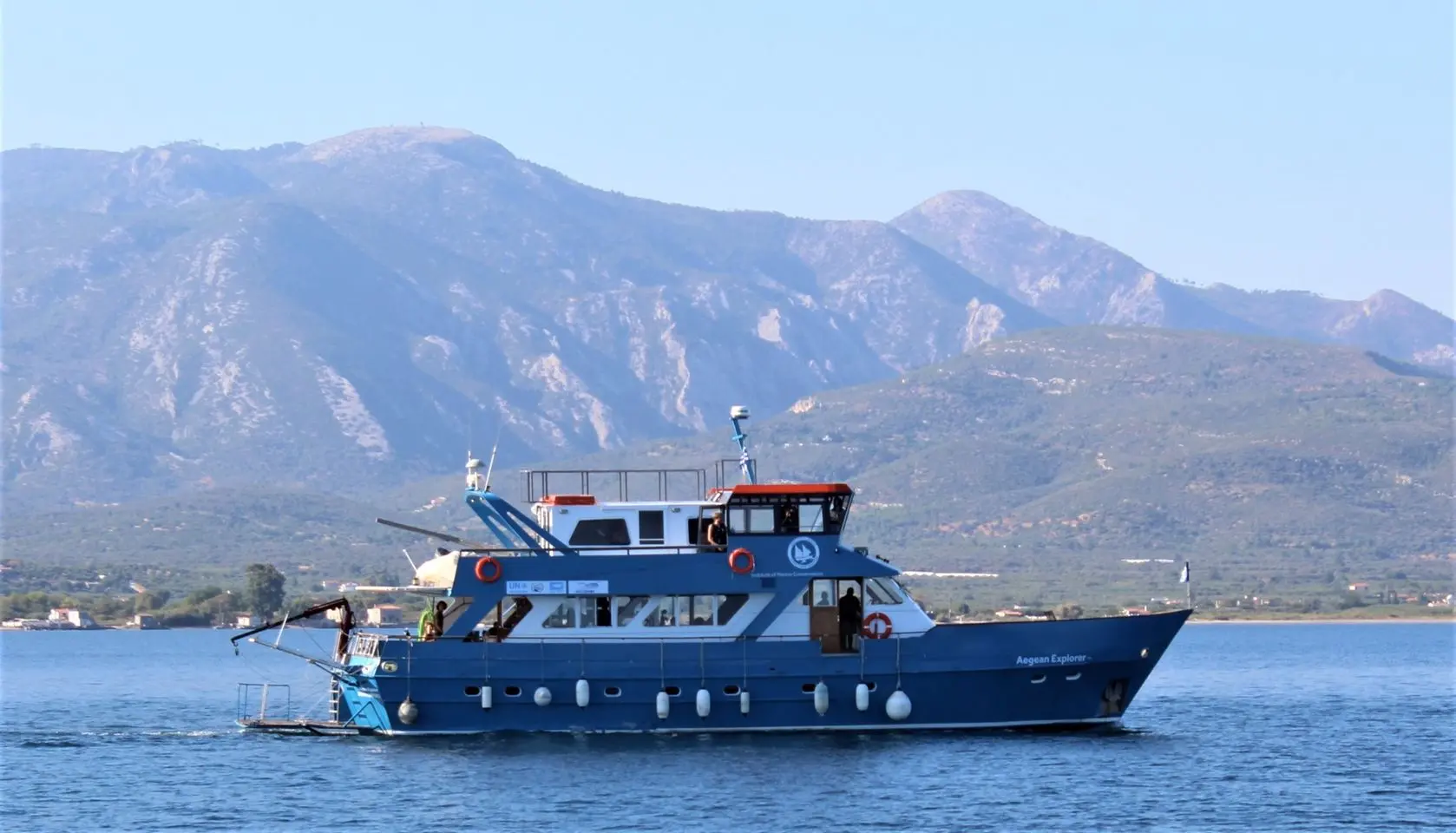 Aegean Explorer boat on the water