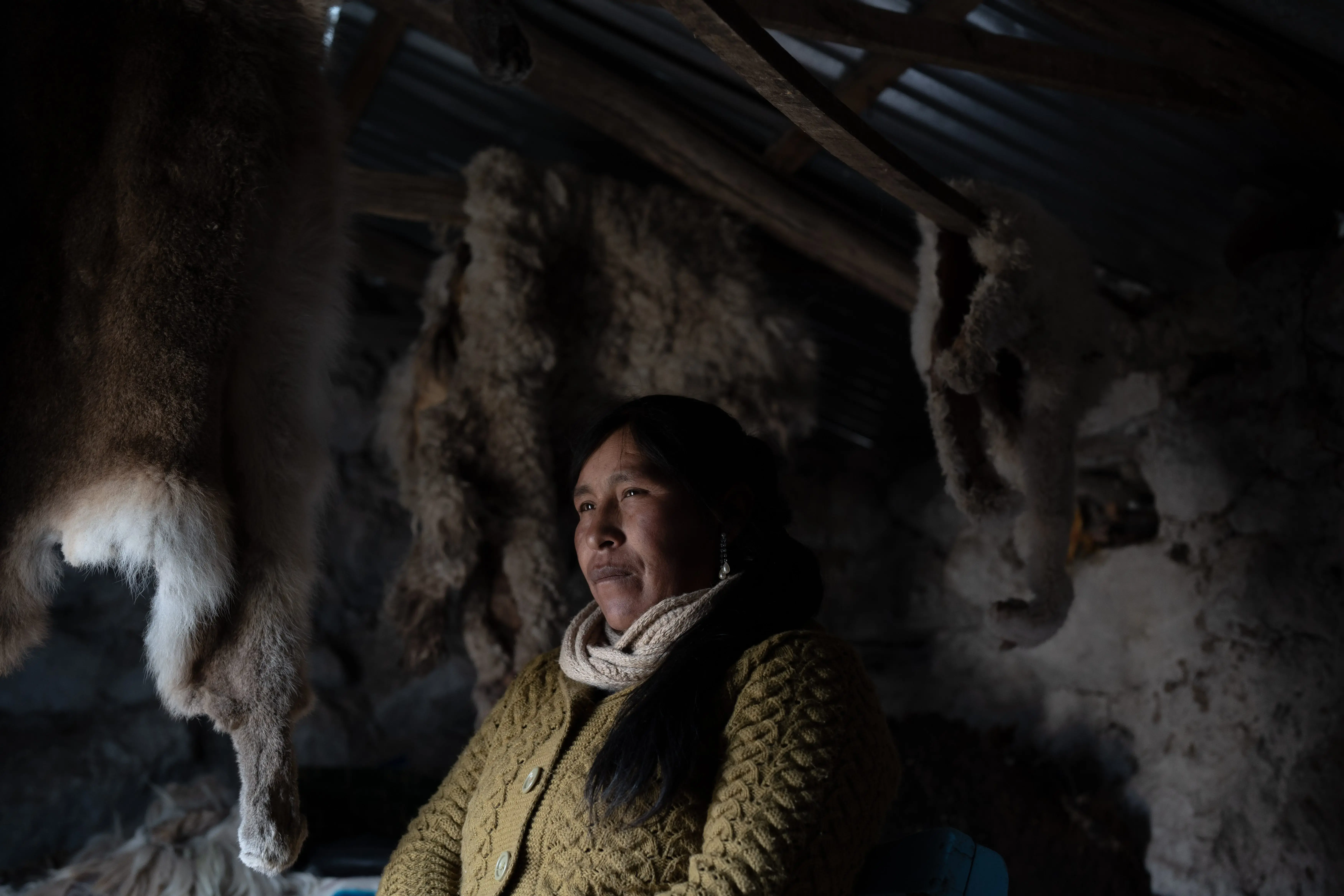 Yolanda Quispe, 41, park ranger of the Quelccaya glacier