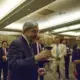 Terry Branstad, U.S. ambassador to China, attends a reception hosted by the Iowa Sister States organization on Wednesday, Sept. 20, 2017, in Beijing, China. Image by Kelsey Kremer. China, 2017.