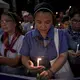 Nuns light their candles during a demonstration calling for 'truth, justice, and peace' across Malate Church in Manila. Image by Eloisa Lopez. Philippines, 2019. 