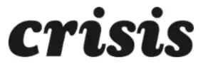 Crisis logo in black text.